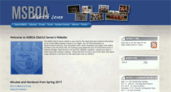 Desktop Screenshot of msboa-district7.org